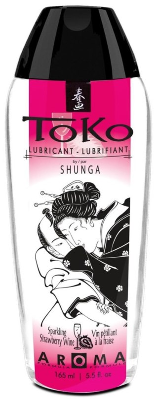 Shunga - Lubrykant smakowy na bazie wody - Aroma Strawberry Sparkling Wine