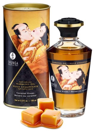 Shunga - Rozgrzewający olejek do masażu - Warming Oil Caramel Kisses