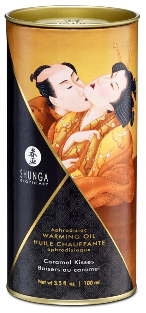 Shunga - Rozgrzewający olejek do masażu - Warming Oil Caramel Kisses Shunga - Rozgrzewający olejek do masażu - Warming Oil Caramel Kisses