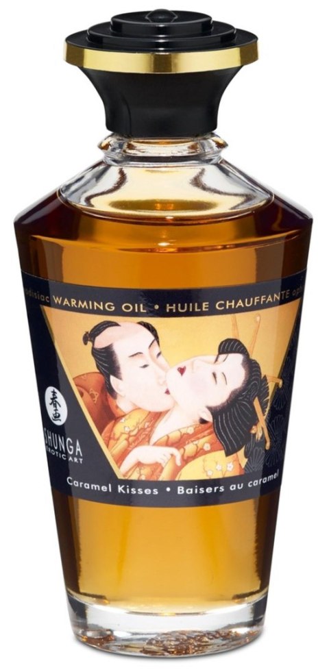 Shunga - Rozgrzewający olejek do masażu - Warming Oil Caramel Kisses Shunga - Rozgrzewający olejek do masażu - Warming Oil Caramel Kisses