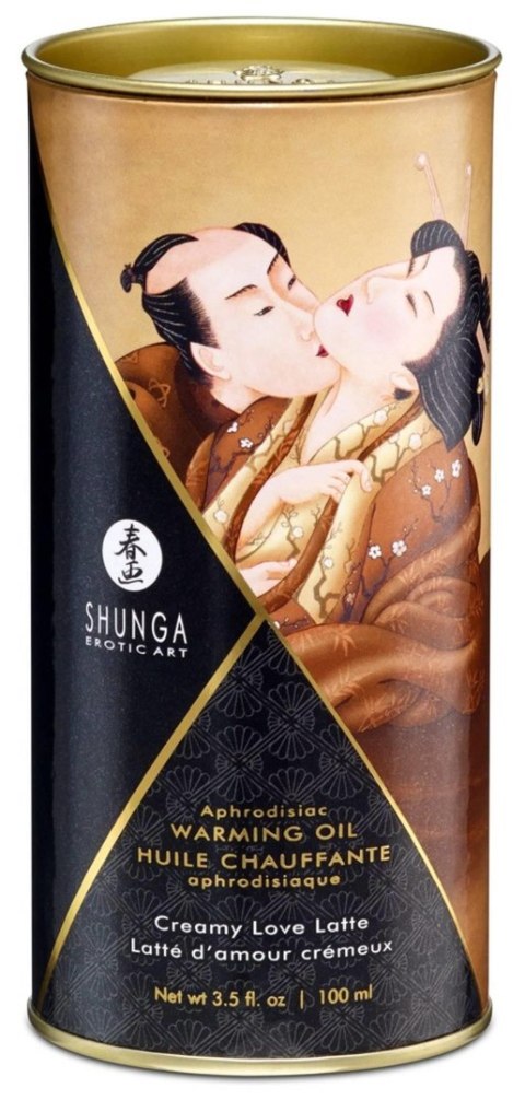 Shunga - Rozgrzewający olejek do masażu - Warming Oil Creamy Love Latte Shunga - Rozgrzewający olejek do masażu - Warming Oil Creamy Love Latte