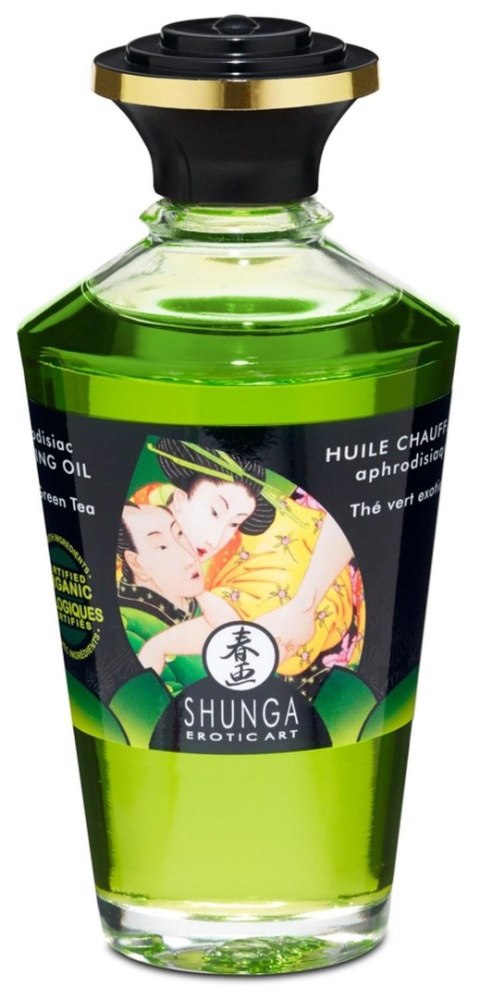 Shunga - Rozgrzewający olejek do masażu - Warming Oil Exotic Green Tea Shunga - Rozgrzewający olejek do masażu - Warming Oil Exotic Green Tea