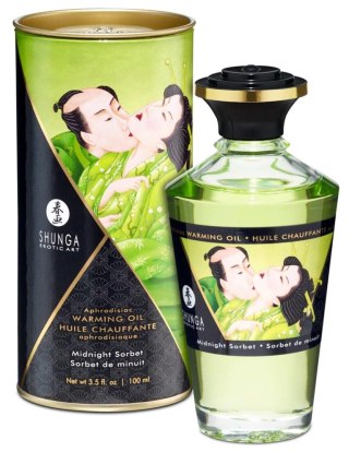 Shunga - Rozgrzewający olejek do masażu - Warming Oil Midnight Sorbet