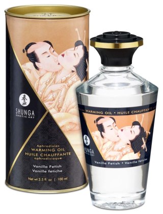 Shunga - Rozgrzewający olejek do masażu - Warming Oil Vanilla Fetish