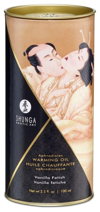 Shunga - Rozgrzewający olejek do masażu - Warming Oil Vanilla Fetish