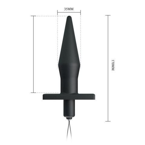 BAILE - BUTT PLUG, 20 vibration functions Wireless remote control BAILE - BUTT PLUG, 20 vibration functions Wireless remote control