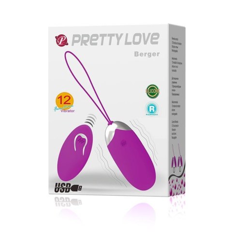 PRETTY LOVE - BERGER EGG 12 function vibrations PRETTY LOVE - BERGER EGG 12 function vibrations