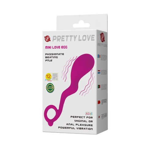 PRETTY LOVE- MINI LOVE EGG, 12 vibration functions PRETTY LOVE- MINI LOVE EGG, 12 vibration functions