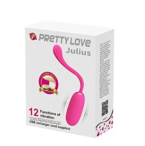 PRETTY LOVE - JULIUS EGG Pink 12 function vibrations PRETTY LOVE - JULIUS EGG Pink 12 function vibrations