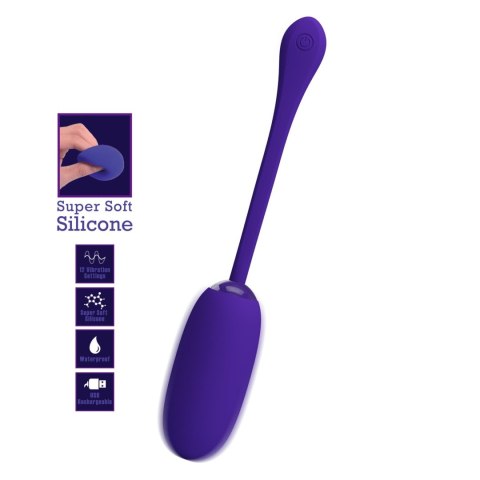 PRETTY LOVE - JULIUS EGG Purple 12 function vibrations PRETTY LOVE - JULIUS EGG Purple 12 function vibrations