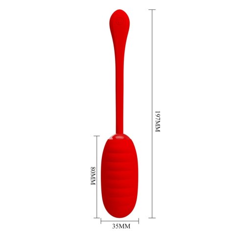 PRETTY LOVE - KIRK EGG Red 12 function vibrations PRETTY LOVE - KIRK EGG Red 12 function vibrations