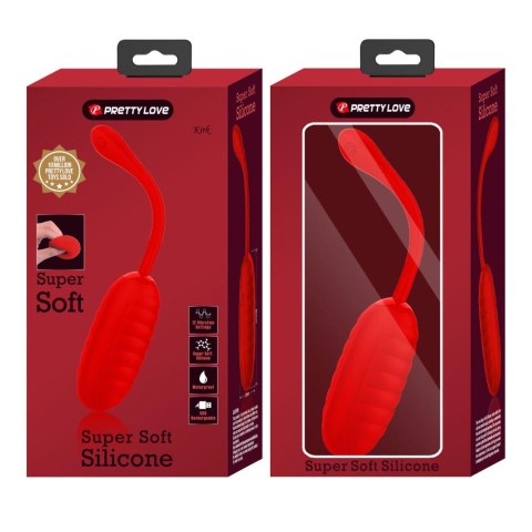 PRETTY LOVE - KIRK EGG Red 12 function vibrations PRETTY LOVE - KIRK EGG Red 12 function vibrations
