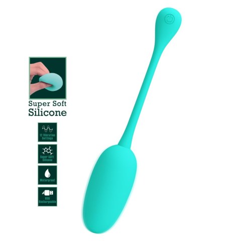PRETTY LOVE - KNUCKER Green, 12 vibration functions Memory function PRETTY LOVE - KNUCKER Green, 12 vibration functions Memory function
