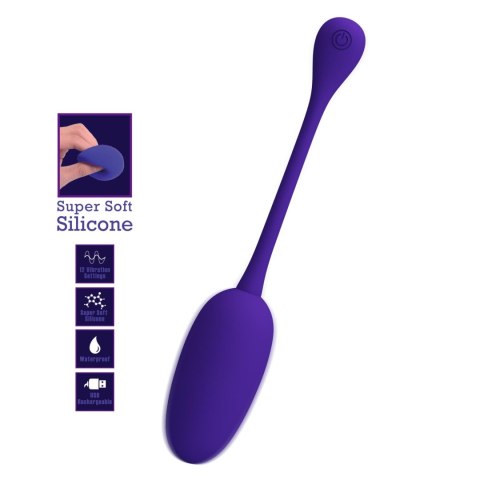PRETTY LOVE - KNUCKER Purple, 12 vibration functions Memory function PRETTY LOVE - KNUCKER Purple, 12 vibration functions Memory function
