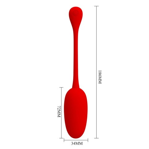 PRETTY LOVE - KNUCKER Red, 12 vibration functions Memory function PRETTY LOVE - KNUCKER Red, 12 vibration functions Memory function