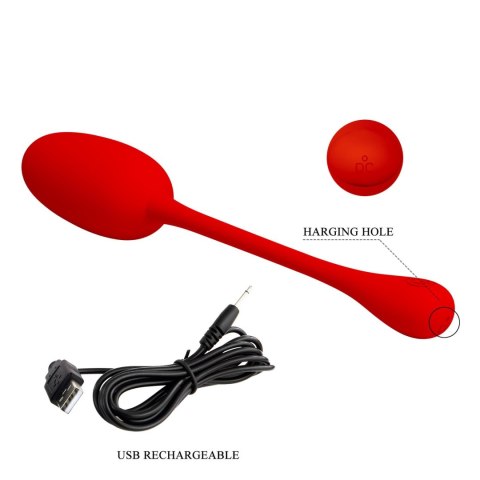 PRETTY LOVE - KNUCKER Red, 12 vibration functions Memory function PRETTY LOVE - KNUCKER Red, 12 vibration functions Memory function