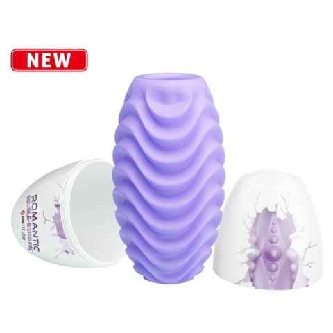 PRETTY LOVE - Romantic double sided egg PURPLE PRETTY LOVE - Romantic double sided egg PURPLE