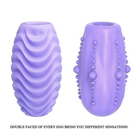PRETTY LOVE - Romantic double sided egg PURPLE PRETTY LOVE - Romantic double sided egg PURPLE