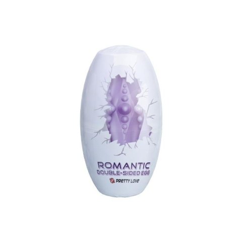 PRETTY LOVE - Romantic double sided egg PURPLE PRETTY LOVE - Romantic double sided egg PURPLE