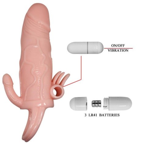 BAILE - BRAVE MAN SKIN 6,69"" MULTI-SPEED vibration BAILE - BRAVE MAN SKIN 6,69"" MULTI-SPEED vibration