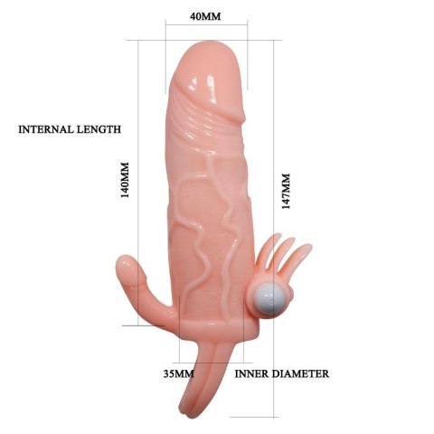 BAILE - BRAVE MAN SKIN 6,69"" MULTI-SPEED vibration BAILE - BRAVE MAN SKIN 6,69"" MULTI-SPEED vibration