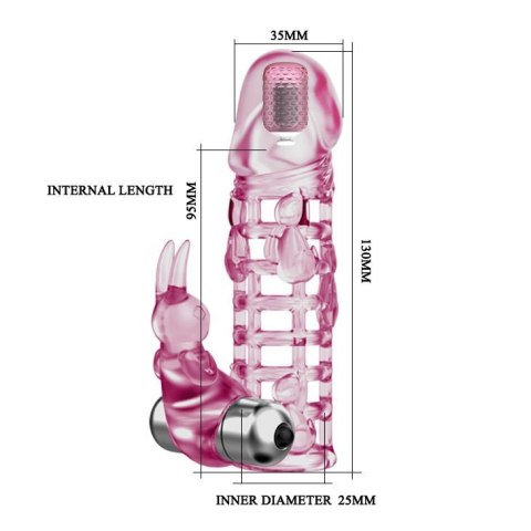BAILE - ULTIMATE LOVE SLEEVE, Vibration 10 vibration functions BAILE - ULTIMATE LOVE SLEEVE, Vibration 10 vibration functions