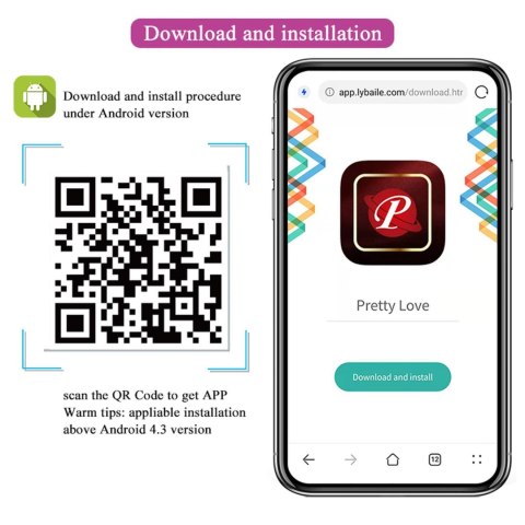 PRETTY LOVE - Baird, 12 vibration functions Mobile APP Long-distance Control PRETTY LOVE - Baird, 12 vibration functions Mobile APP Long-distance Control