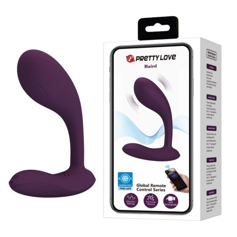 PRETTY LOVE - Baird Purple, 12 vibration functions Mobile APP Long-distance Control PRETTY LOVE - Baird Purple, 12 vibration functions Mobile APP Long-distance Control