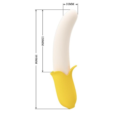 PRETTY LOVE - Banana Greek, 7 vibration functions 3 thrusting settings PRETTY LOVE - Banana Greek, 7 vibration functions 3 thrusting settings