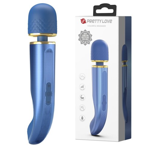 PRETTY LOVE - Colorful Massager Blue, 7 vibration functions 5 levels of speed control PRETTY LOVE - Colorful Massager Blue, 7 vibration functions 5 levels of speed control