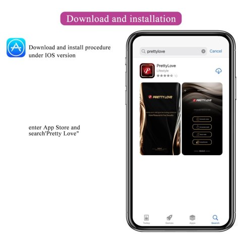 PRETTY LOVE - Jayleen, 12 vibration functions Mobile APP Long-distance Control PRETTY LOVE - Jayleen, 12 vibration functions Mobile APP Long-distance Control