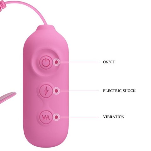 PRETTY LOVE -NIPPLE CLIP, 7 vibration functions 3 electric shock functions PRETTY LOVE -NIPPLE CLIP, 7 vibration functions 3 electric shock functions