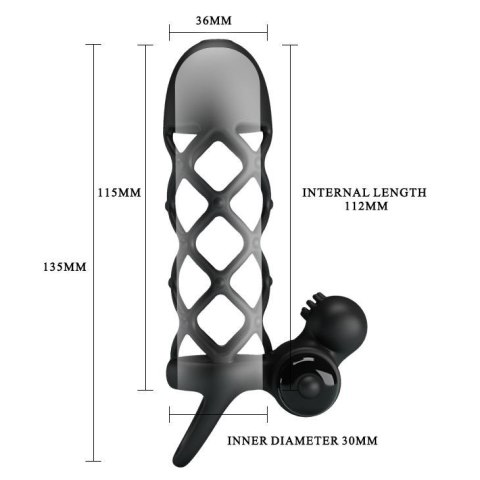 PRETTY LOVE -PENIS SLEEVE I, 10 vibration functions PRETTY LOVE -PENIS SLEEVE I, 10 vibration functions