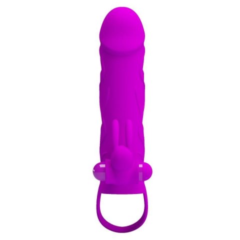 PRETTY LOVE - PENIS SLEEVE WITH BALL STRAP vibration PURPLE PRETTY LOVE - PENIS SLEEVE WITH BALL STRAP vibration PURPLE