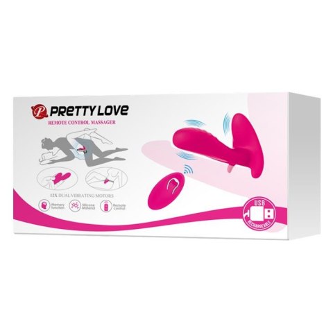 PRETTY LOVE -REMOTE CONTROL MASSAGER, 12 vibration functions Wireless remote control PRETTY LOVE -REMOTE CONTROL MASSAGER, 12 vibration functions Wireless remote control
