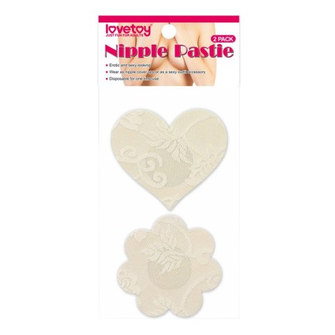 Lovetoy - Nasutniki - Lace Heart and Flower Nipple Pasties (2 Pack) Lovetoy - Nasutniki - Lace Heart and Flower Nipple Pasties (2 Pack)