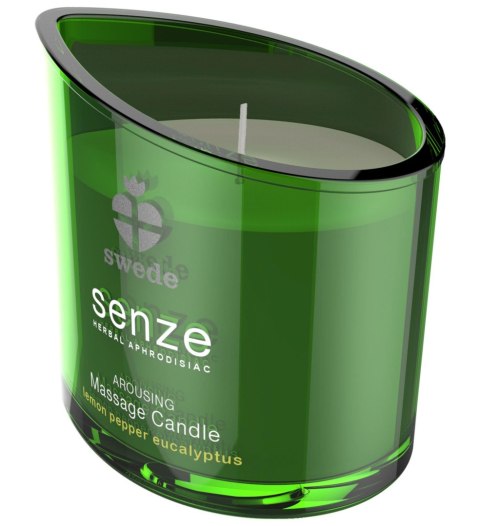 Swede - Świeca do masażu - Senze Arousing Massage Candle Lemon Pepper Eucalyptus Swede - Świeca do masażu - Senze Arousing Massage Candle Lemon Pepper Eucalyptus