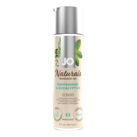 System JO - Olejek do masażu - Naturals Massage Oil Peppermint & Eucalyptus 120 ml System JO - Olejek do masażu - Naturals Massage Oil Peppermint & Eucalyptus 120 ml