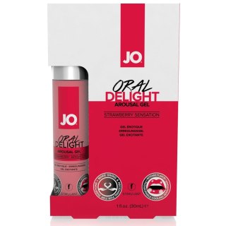 System JO - Żel chłodzący - Oral Delight Arousal Gel Strawberry Sensation 30 ml