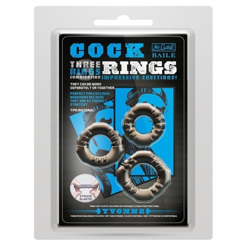 BAILE - COCK THREE RINGS BAILE - COCK THREE RINGS