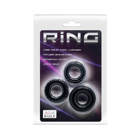 BAILE- THREE COCK RINGS SETS BAILE- THREE COCK RINGS SETS