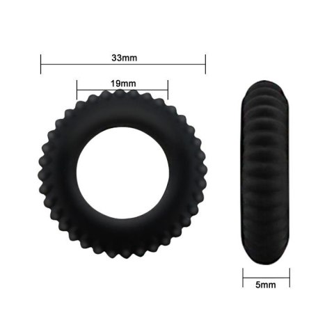 BAILE- TITAN Cocck Ring Black BAILE- TITAN Cocck Ring Black