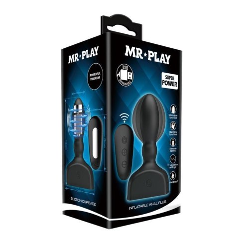 MR PLAY- INFLATABLE ANAL PLUG MR PLAY- INFLATABLE ANAL PLUG