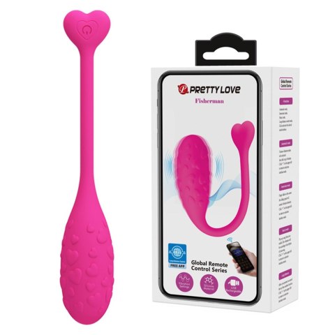 PRETTY LOVE - Fisherman Pink, 12 vibration functions Mobile APP remote control PRETTY LOVE - Fisherman Pink, 12 vibration functions Mobile APP remote control