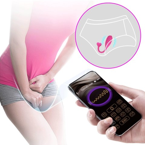 PRETTY LOVE - Fisherman Pink, 12 vibration functions Mobile APP remote control PRETTY LOVE - Fisherman Pink, 12 vibration functions Mobile APP remote control
