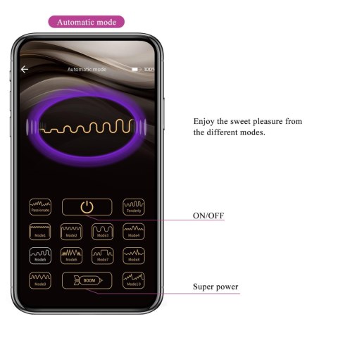 PRETTY LOVE - Fisherman Pink, 12 vibration functions Mobile APP remote control PRETTY LOVE - Fisherman Pink, 12 vibration functions Mobile APP remote control