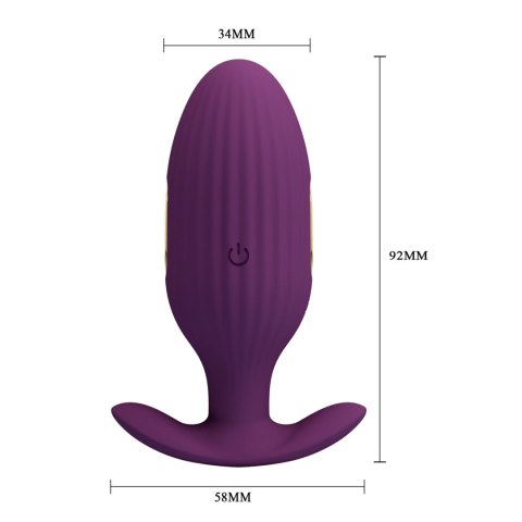 PRETTY LOVE - Jefferson, 12 vibration functions 3 electric shock functions Mobile APP Long-distance Control PRETTY LOVE - Jefferson, 12 vibration functions 3 electric shock functions Mobile APP Long-distance Control