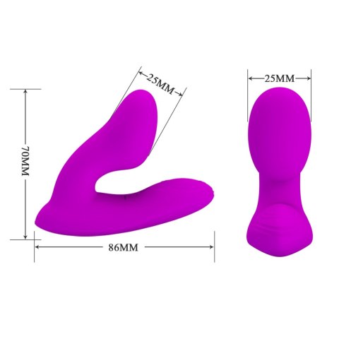 PRETTY LOVE - Melvin, 12 vibration functions Memory function Wireless remote control PRETTY LOVE - Melvin, 12 vibration functions Memory function Wireless remote control