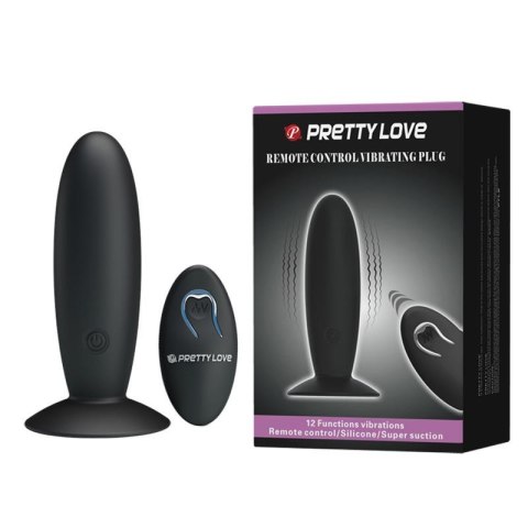 PRETTY LOVE - REMOTE CONTROL VIBRATING PLUG 12 function PRETTY LOVE - REMOTE CONTROL VIBRATING PLUG 12 function