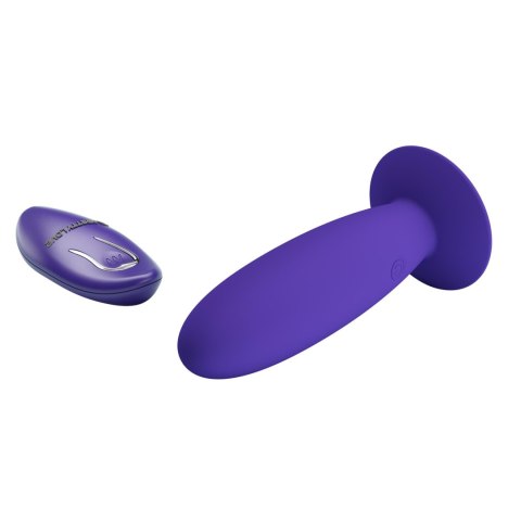 PRETTY LOVE - Remotr control vibrating plug - Youth, Wireless remote control 12 vibration functions Suction base PRETTY LOVE - Remotr control vibrating plug - Youth, Wireless remote control 12 vibration functions Suction base